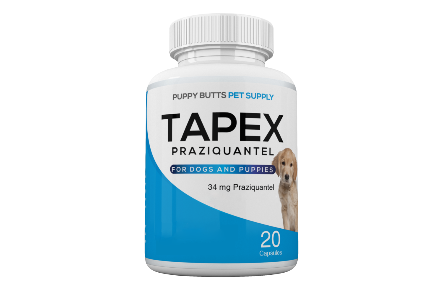 20 Tapex Praziquantel Capsules for Dogs and Puppies – Puppy Butts Pet ...